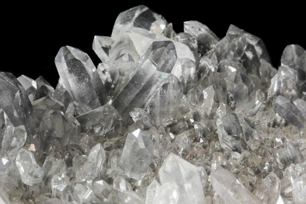 4.5" Quartz Cluster With Magnesium Inclusions Arkansas For Sale