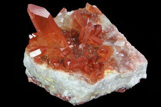 Natural, Red Quartz Crystal Plate - Morocco #80544