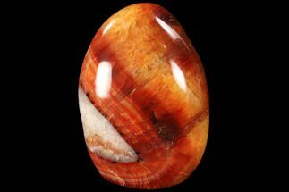 Tall, Free-Standing, Carnelian Agate - Excellent Patterning #90538