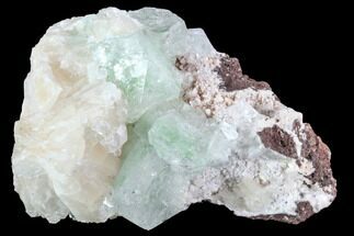 Apophyllite Crystals With Stilbite - India #92249