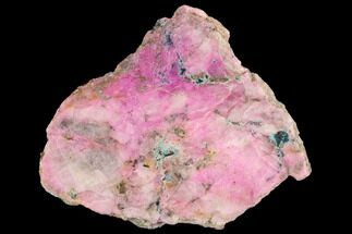 Polished Cobaltoan Calcite & Chrysocolla Slab - Congo #95010