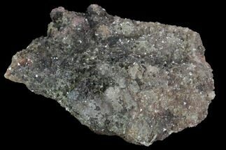 Barite Coated Quartz Crystal Cluster - Missouri #96378