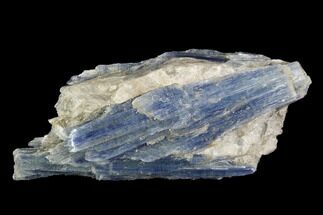 Vibrant Blue Kyanite Crystal With Quartz - Brazil #97960
