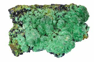 Malachite On Azurite Cluster - Morocco #104374