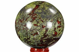 Polished Dragon's Blood Jasper Sphere - Australia #107260