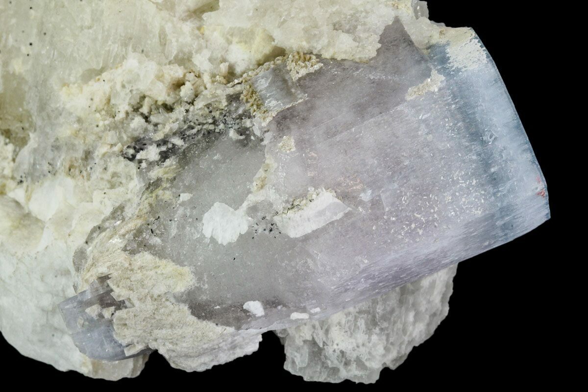Aquamarine/Morganite Crystal in Albite Crystal Matrix - Pakistan #111368