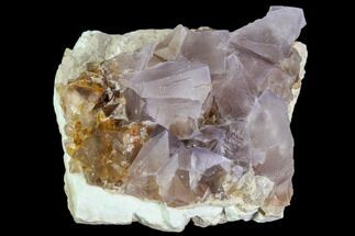 Purple, Cubic Fluorite Crystals on Matrix - Pakistan #112090