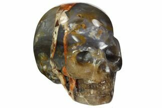 Polished, Colorful Agate Skull #112193