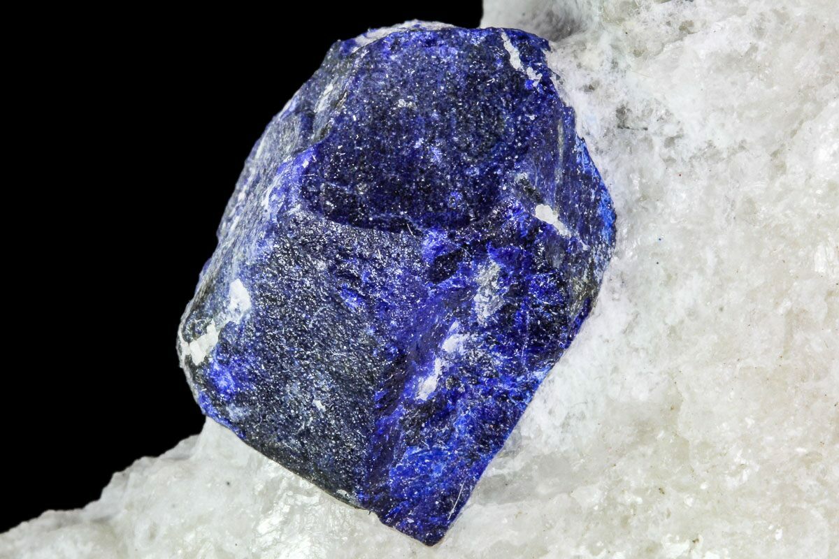 Large, Lazurite Crystal in Marble Matrix - Afghanistan (#111791) For ...