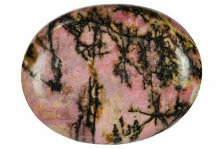 1.8" Polished Rhodonite Pocket Stone  - Crystal #115430