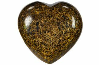 Polished Bronzite Heart #115455