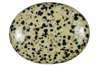 Polished Dalmatian Jasper Pocket Stone #115836