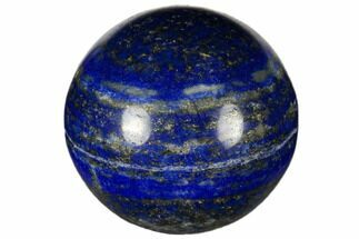 1.2" Polished Lapis Lazuli Sphere - Crystal #115928