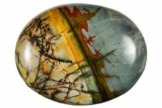 Polished Cherry Creek Jasper Pocket Stone #116266