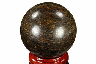 1.6" Polished Bronzite Sphere - Brazil - Crystal #115983