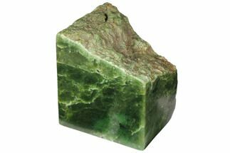 Tall, Polished Jade (Nephrite) Section - British Colombia #117632