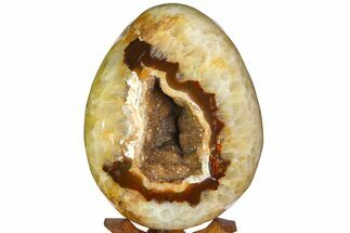 Polished Quartz Geode Egg - Madagascar #118883