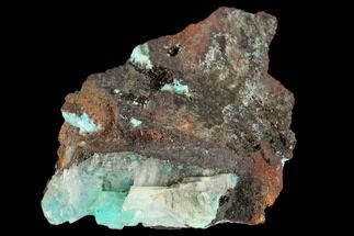 Aurichalcite Included Calcite Crystals - Mexico #119177