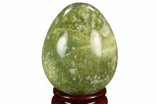 Polished Serpentine Egg - Pakistan #124303
