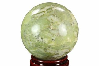 3.05" Polished Serpentine Sphere - Pakistan - Crystal #124312