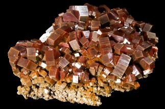 Gorgeous, Red Vanadinite Crystal Cluster - Large Crystals #127649