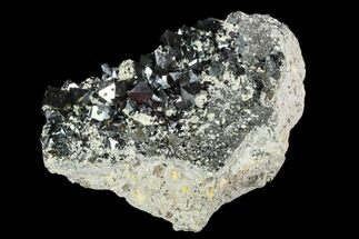 Octahedral Magnetite Crystal Cluster - Potosi District, Bolivia #129096