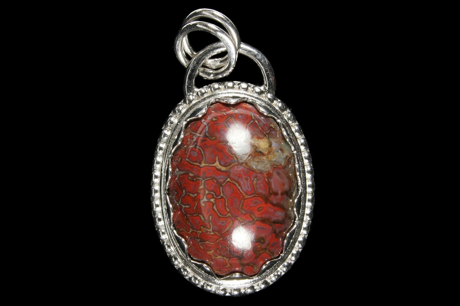 Polished Fossil Dinosaur Bone (Gembone) Pendant (#131183) For Sale ...
