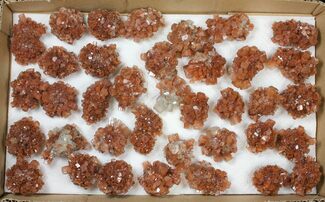 Lot: to Twinned Aragonite Clusters - Pieces #134141