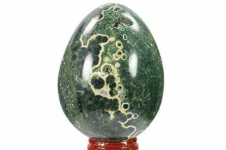 Unique, Orbicular Ocean Jasper Egg - Madagascar #134596