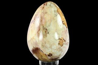 Gorgeous, Tall Polished Polychrome Jasper Egg - Madagascar #134580
