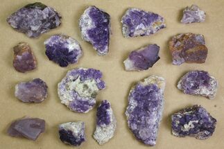 Lot: to Purple Fluorite Clusters - Pieces #138126