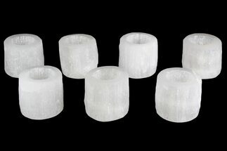 Lot: / Decorative Selenite Candle Holders - Pieces #138225
