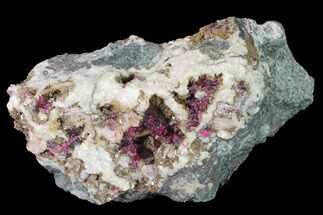 Roselite Crystal Clusters on Dolomite - Morocco #141664