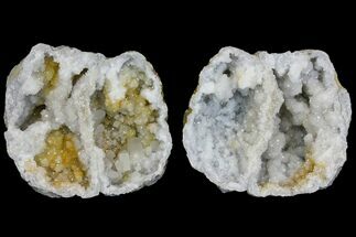 Keokuk Quartz Geode with Columnar Calcite Crystals - Iowa #144755