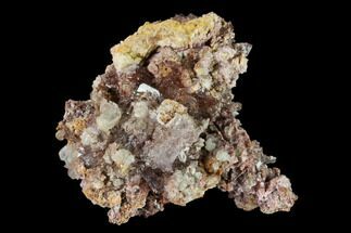 Creedite Crystal Cluster with Fluorite - Dachang Mine, China #146678