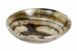 Polished Sulemani Agate Bowl - India #147776