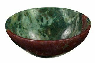 Polished Red/Green Jasper Bowl #147811