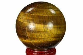 1.8" Polished Tiger's Eye Sphere - Crystal #148880