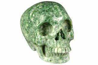 Realistic, Polished Hamine Jasper Skull #151003