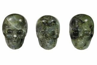 1.5" Polished Labradorite Skulls - Madagascar - Crystal #151370