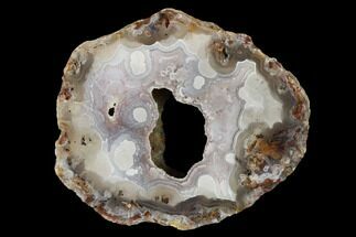 2.9" Polished Banded Agate Section  - Crystal #152664