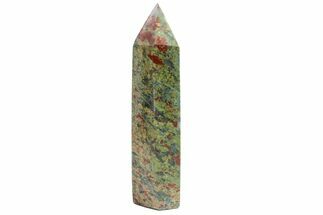 4" Tall, Polished Unakite Obelisk - South Africa - Crystal #151889
