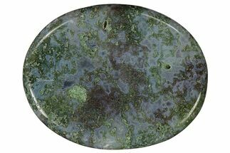 Moss Agate Worry Stones - Size #155275