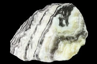 5.5" Free-Standing, Banded Zebra Calcite - Mexico - Crystal #155769