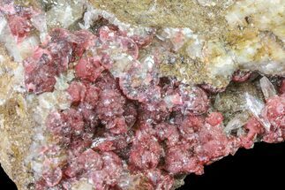 Roselite-Beta and Calcite Crystal Association - Morocco #159426