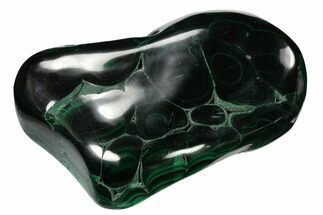 4.6" Beautiful, Polished Malachite Specimen - Congo - Crystal #159880