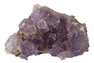 Stepped Purple Fluorite Crystal Cluster - China #160747