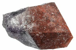 4.9" Red Cap Amethyst Crystal - Thunder Bay, Ontario - Crystal #164418