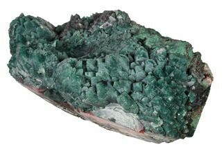 Heulandite & Apophyllite Crystals w/ Celadonite Inclusions -India #168722