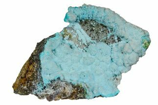 2" Sky-Blue Chrysocolla Formation - Tentadora Mine, Peru - Crystal #169225